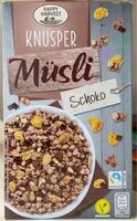 Mängden socker i Müsli Schoko