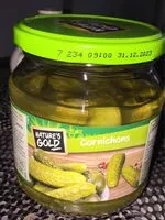 Mängden socker i Gürkchen Cornichons