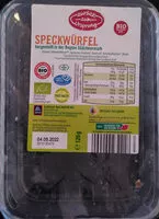 Mängden socker i Speckwürfel