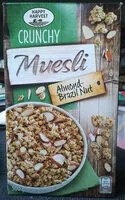 Mängden socker i CRUNCHY MUESLI almond brazil nuts