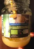 Mängden socker i Compote de pomme bio