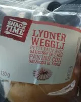 Mängden socker i Lyoner weggli