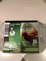 Mängden socker i Oeufs bio suisses d'élevage en plein air