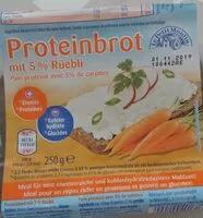 Mängden socker i Pain proteiné avec 5% de carottes