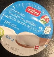 Mängden socker i Schmand