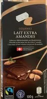Mängden socker i Chocolat lait extra amandes