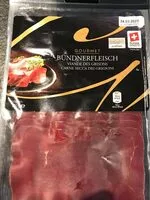 Mängden socker i Viande des grisons