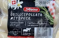 Mängden socker i Cipollata lardée pour le gril