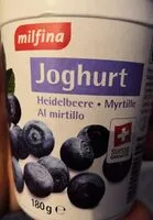 Mängden socker i Joghurt myrtille