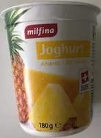 Mängden socker i Milfina Joghurt ananas