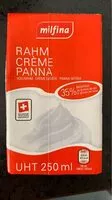 Mängden socker i Rahm crème panna