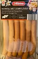 Mängden socker i Saucisse de vienne avec fromage fonsu