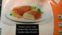 Mängden socker i Cordon bleu de poulet