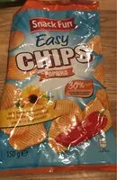 Mängden socker i Easy chips paprika