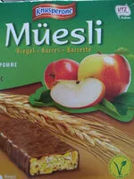 Mängden socker i Muesli Barres - Pomme soft choc