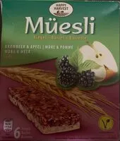 Mängden socker i Müesli Barres