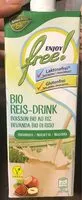 Mängden socker i Bio reis-drink noisette