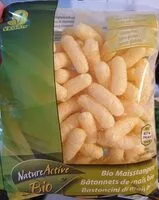 Mängden socker i Bâtonnets de maïs bio