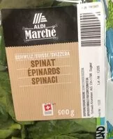 Mängden socker i Épinard