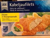 Mängden socker i Filets de cabillaud / Citron panes a la chapelure