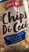 Mängden socker i Chips di ceci