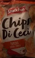 Mängden socker i Chips Di Ceci Paprika