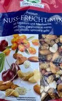 Mängden socker i Nuss-Frucht-Mix