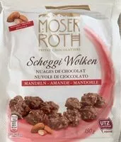 Mängden socker i Schoggi wolken / nuages de chocolat