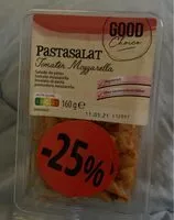 Mängden socker i Pastasalat Tomaten Mozzarella