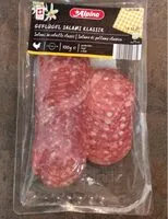 Mängden socker i Salami de volaille classic
