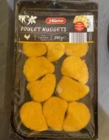 Mängden socker i Poulet nuggets 240g