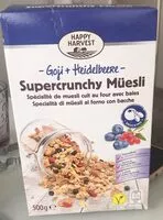 Mängden socker i Supercrunchy Müseli aux baies