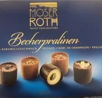 Mängden socker i Beckenpralinen  chocolats