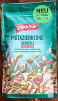 Mängden socker i Pistazienkerne geröstet