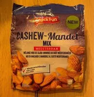 Mängden socker i Cashew-Mandel Mix