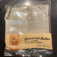 Mängden socker i Brezel mit Butter
