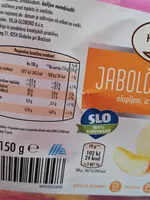 Mängden socker i jabolčni krhlji