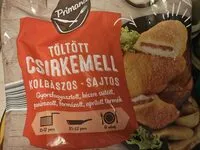 Mängden socker i Töltött csirkemell kolbászos - sajtos