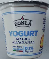 Mängden socker i Yogurt magro all'ananas