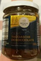 Mängden socker i Olive taggiasche denocciolate