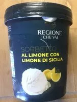 Mängden socker i sorbetto al limone di Sicilia
