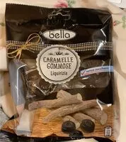 Mängden socker i Caramelle gommose liquirizia