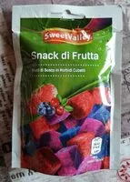 Mängden socker i Snack di frutta