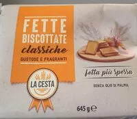 Mängden socker i Fette biscottate classiche