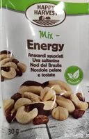 Mängden socker i Mix Energy