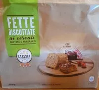 Mängden socker i Fette biscottate ai cereali