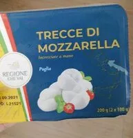 Mängden socker i Trecce di mozzarella