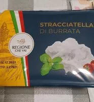 Mängden socker i Stracciatella di burrata