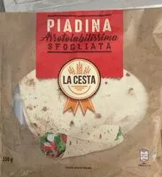 Mängden socker i Piadina sfogliata