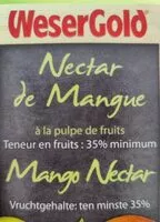 Mängden socker i Mango Nektar